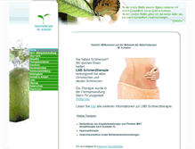 Tablet Screenshot of naturheilpraxisschieber.de